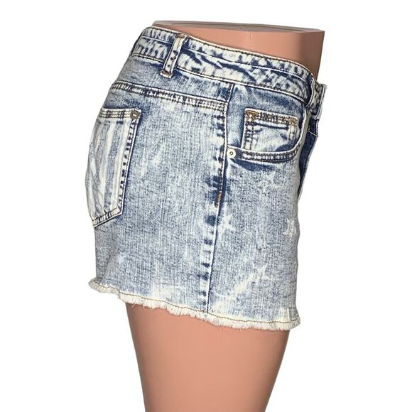 Mossimo Shorts Flag Print 5 working Pockets Belt Loops Size 13 - Picture 5 of 16